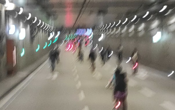 Critical Mass im Schwanenplatztunnel
