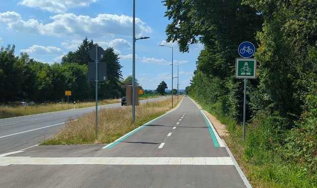 Radschnellweg bei Süßen 