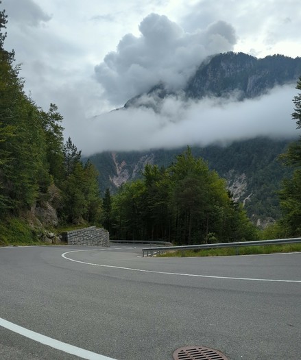 Blick von der Passauffahrt nach unten